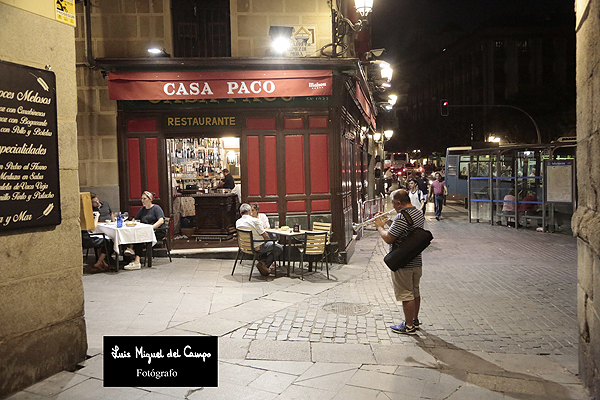 Casa Paco por fotógrafo profesional en Madrid