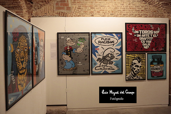 Expo de grafiti en La Fiambrera de Madrid, creados por Toxicómano Callejero