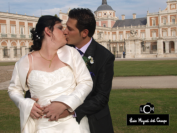 Fotografía de boda en un lugar con encanto de Aranjuez