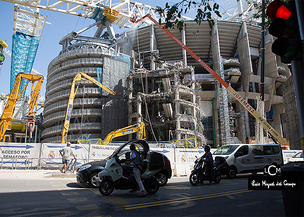 Reforma en el estadio Santiago Bernabéu